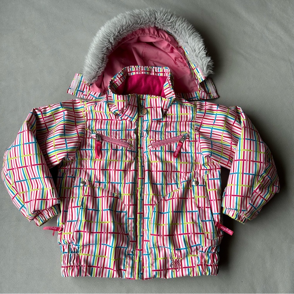 Spyder ~ Winter Jacket ~ Faux Fur Trimmed Hood ~ Girls Size 4